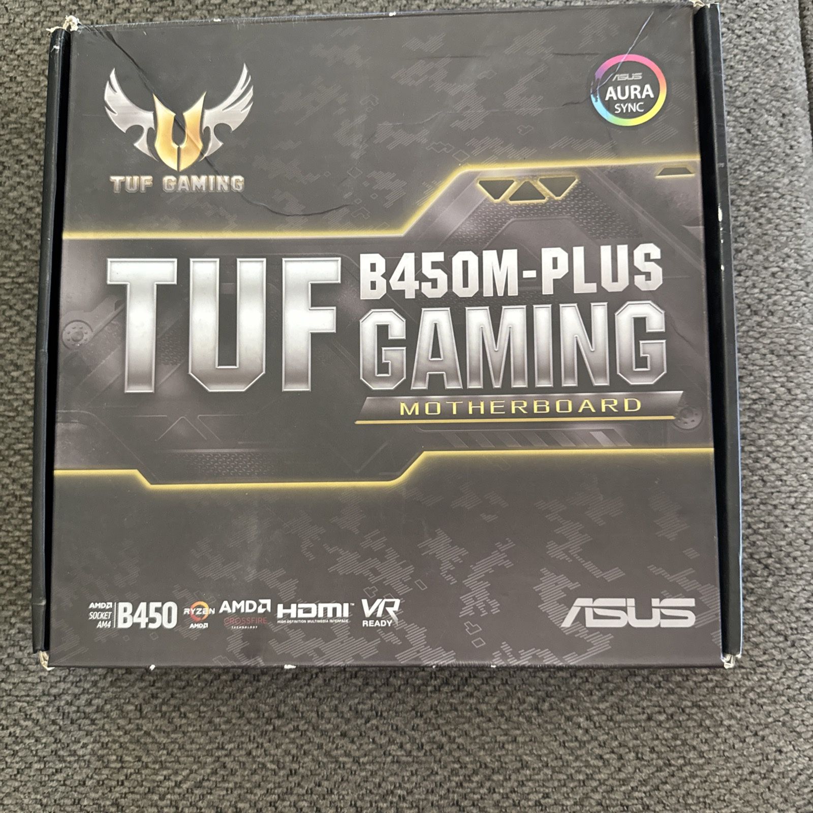 Asus TUF B450M-PLUS GAMING Motherboard Socket AM4 AMD Ryzen DDR4 HDMI USB3.1
