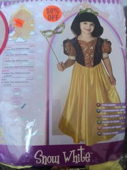 Snow white Halloween costume size