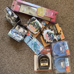 Rearview mirror, Cup holders, Headlight bulbs, etc..  