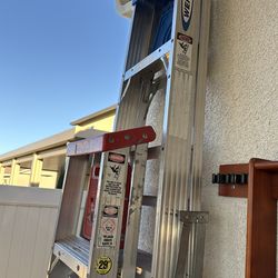 2 aluminum ladders.6 ft.and 8feet