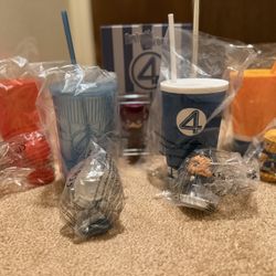 Fantastic Four Cups And Tin AMC