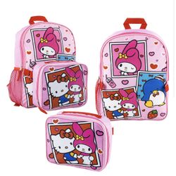 hello kitty and friend backpack