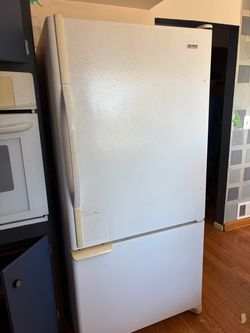 FREE full size kenmore fridge white works