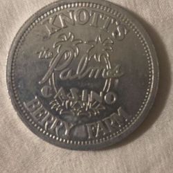 Rare Vintage Bicentennial Knots Berry Farm Palms Casino  Token