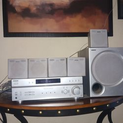 sony receiver FM Stereo/FM-AM, 5 speakers and subwofer