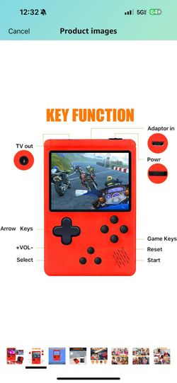 Handheld Game Console-Retro Game Console,400 Handheld Classic Games, 3 inch LCD Screen and Additional Controller,Support for Connecting TV and Two Pla