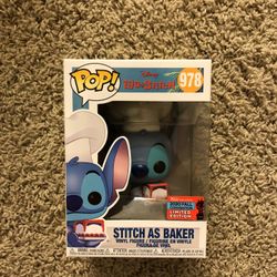 DISNEY STITCH AS BAKER FUNKO POP. FYE EXCLUSIVE. 