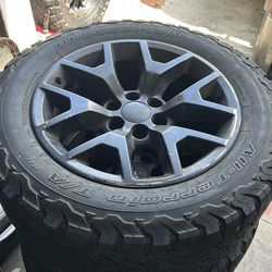 GMC Chevy rims and tire tires