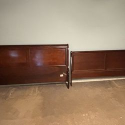 King sleigh bed frame