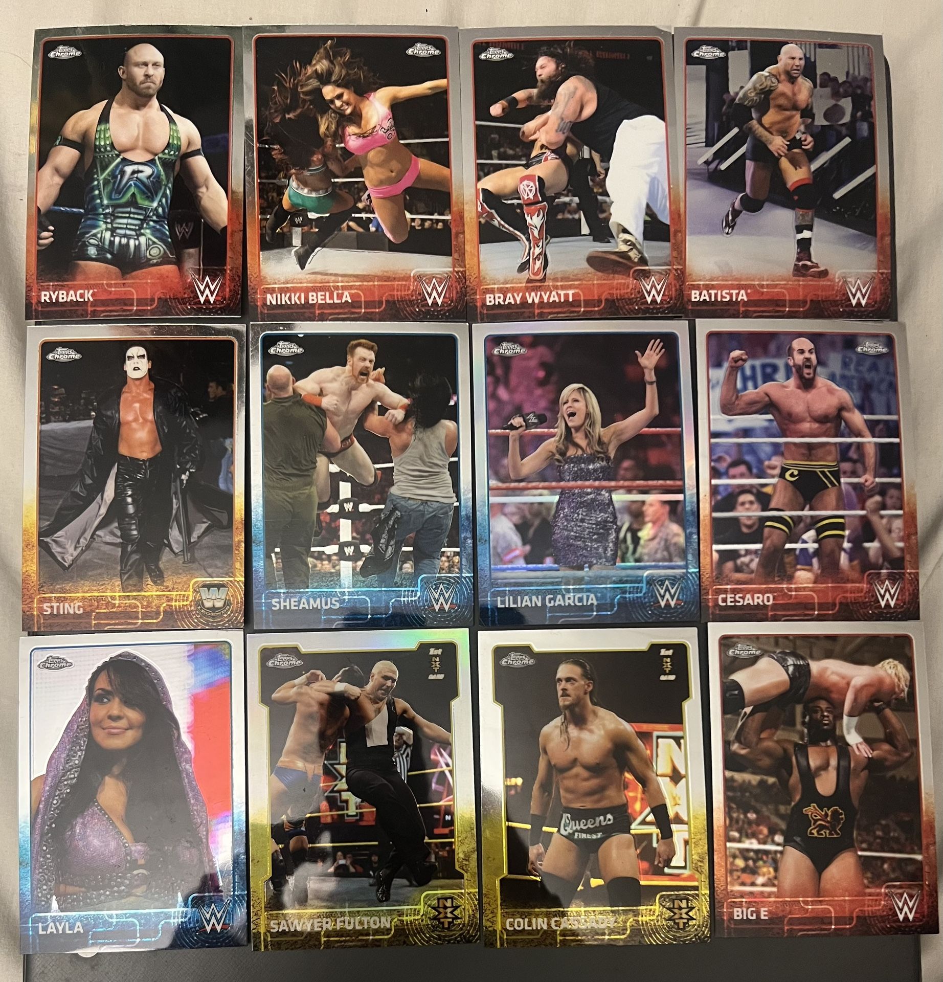 Vintage And Newer Wrestling Cards