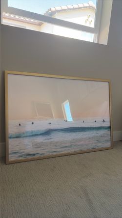 Gold Frame/Ocean Art