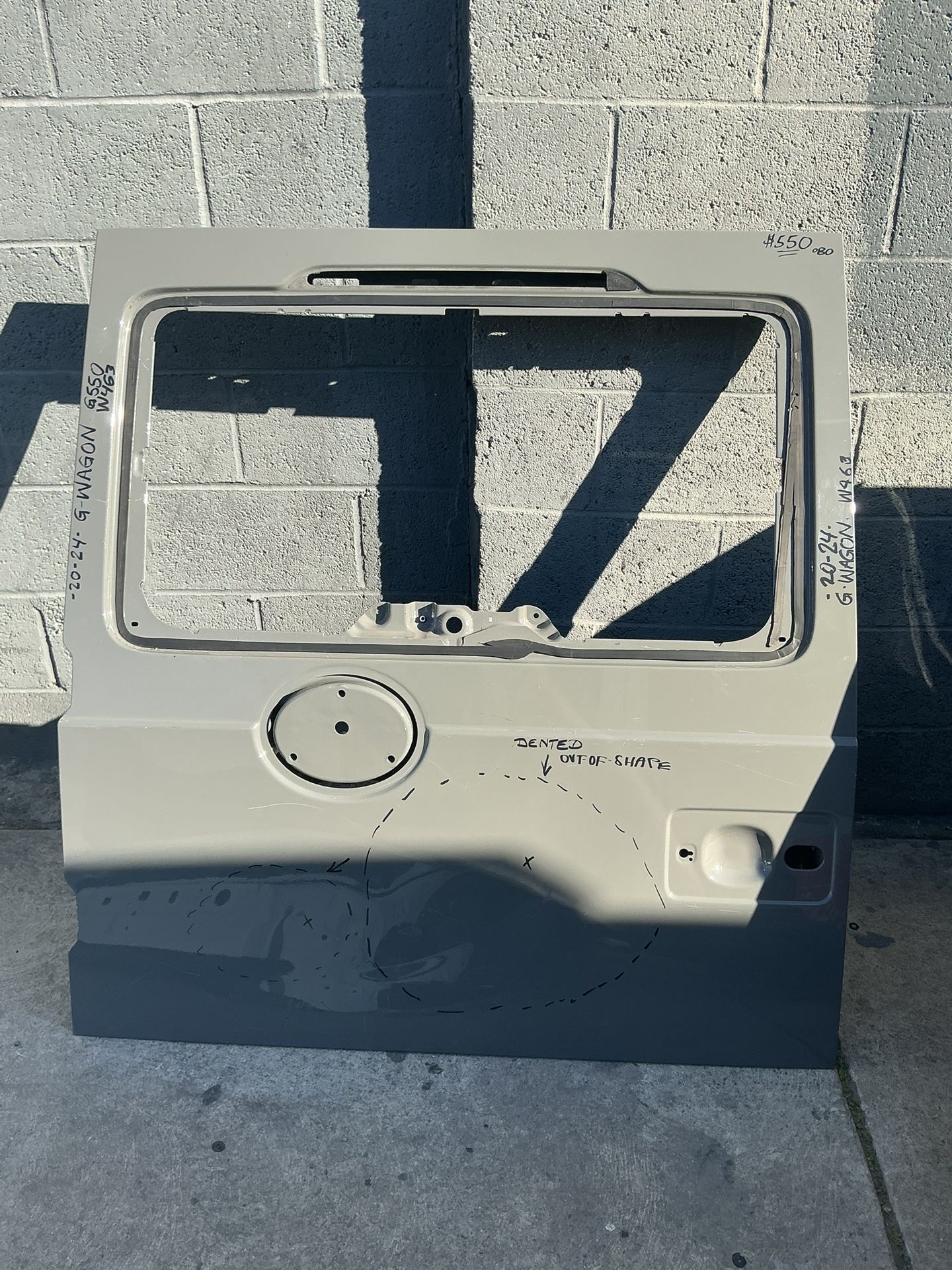 2020 - 2024 MERCEDES G-WAGON G550 W463 - Tail Gate Lift Gate Rear Door OEM 