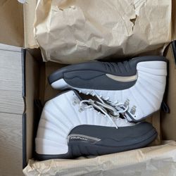 Dark Grey Jordan 12s Size 10.5