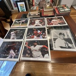 2004 Boston Globe Red Sox Pictures Mint Cond With A Ted Williams Picture Added
