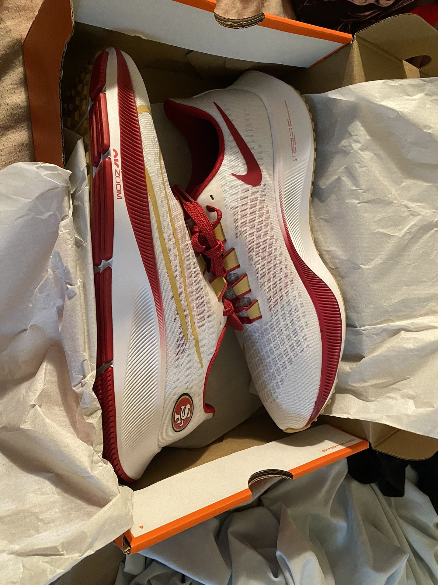 49ers Nike Air Zoom Shoes