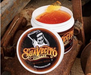Suavecito Hold Water-Orginal Soluble Shine Hair Pomade 4 oz, Suavecito (12 packs)