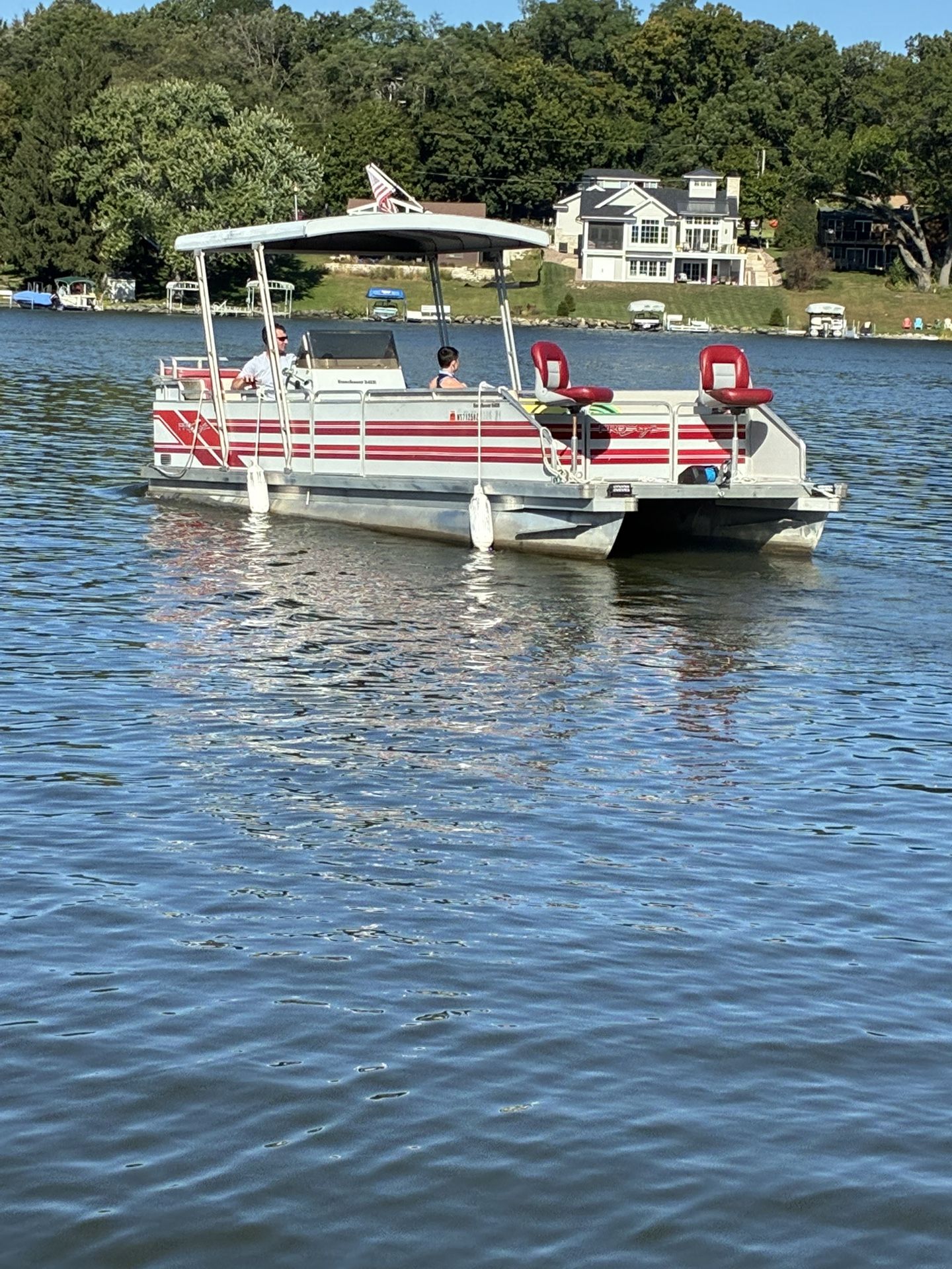24’ Funchaser Pontoon $5000 Or Best Offer