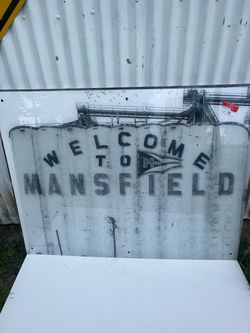 Vintage welcome to Mansfield picture