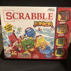 Hasbro Scrabble Junior Game Brand New Sealed Crossword Game Ages 5+ 1st Scrabble
