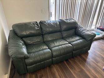 Leather couch