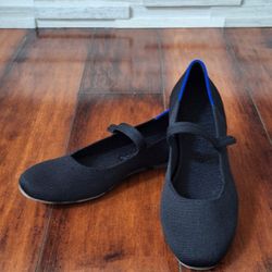 Rothy’s The Square Mary Jane Flat in Black Size 6