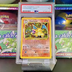 1999 Charizard 4/102 Base Set Pokémon Card PSA 7