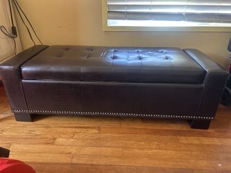 Storage ottoman bench