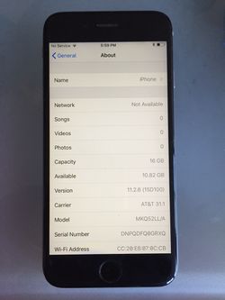 Apple iPhone 6s A1633