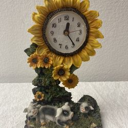 Sunflower Flower Clock