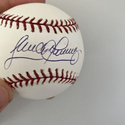 Sandy Alomar jr signed baseball