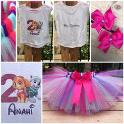 Paw patrol tutu outfit