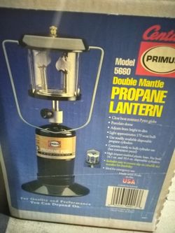 Camping propane lantern used once