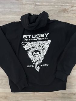 Stussy International Dragon Hoodie Black XL