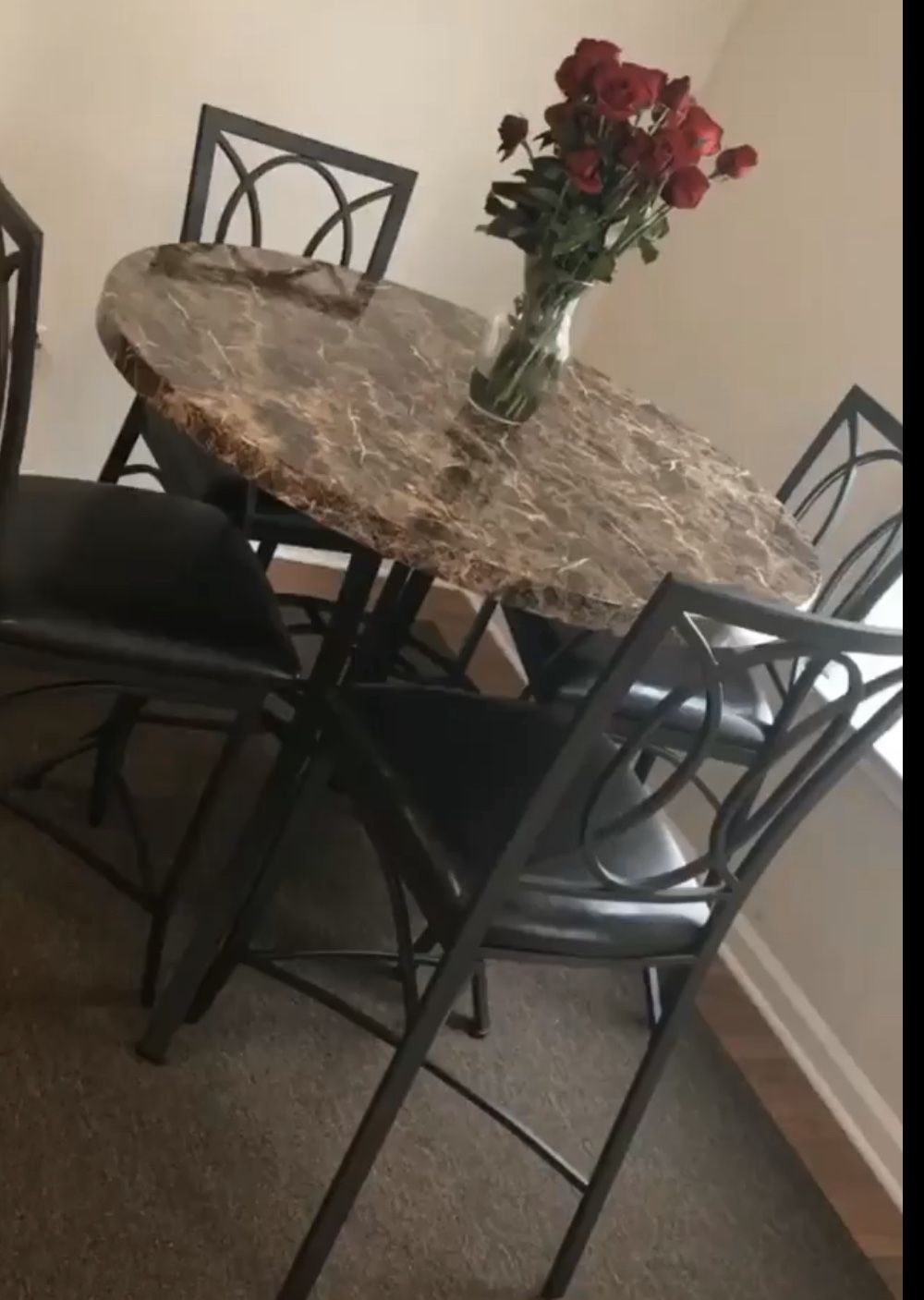 Dining table with chairs