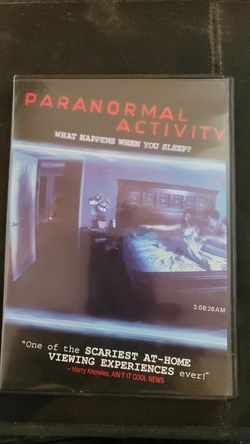Paranormal Activity dvd