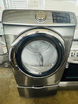 Samsung Front Load Dryer with Pedestal