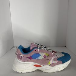 Triple 7 Sneakers Pink/Multi mens Size 9 NWT
