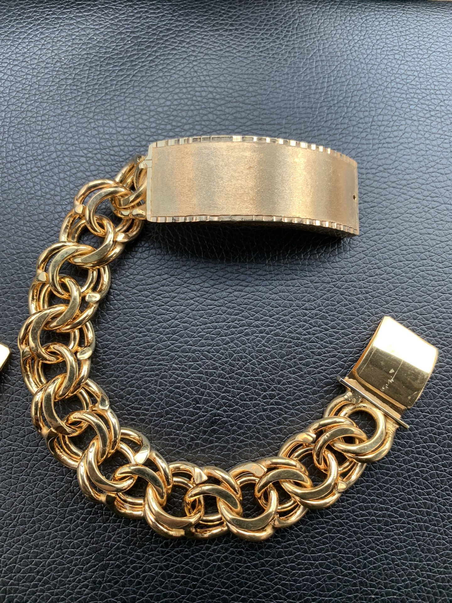 14 K gold filled custom-made Chino Link bracelet
