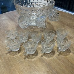 Vintage Anchor Hawking Punch Bowl