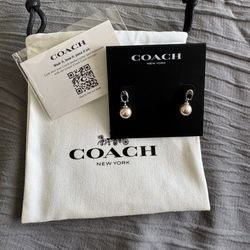 Coach earrings