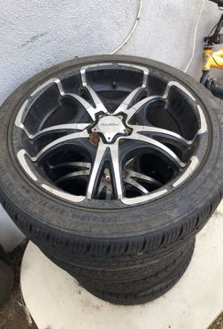 All brand new tires and great wheels