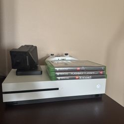 Xbox One S Gaming Bundle – 2 Controllers, 2 Headsets, 8 Games, External Drive – $260 OBO