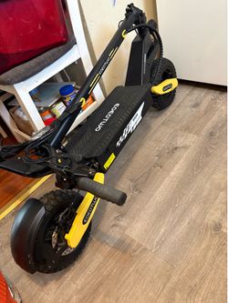 Brand new in box electric scooter that runs 38 MPH I have colors red and yellow available