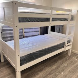 Litera Twin Size Nueva En Su Caja Incluye Colchones