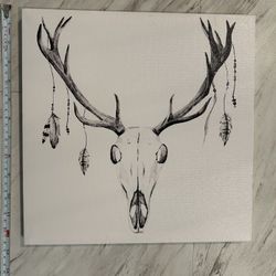 Canvas Wall Decor 10” X 10” $3