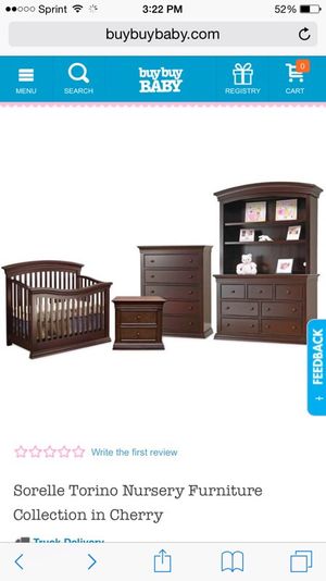 Sorelle Torino 4 In 1 Crib And Dresser In Cherry For Sale In Mesa