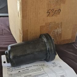 High Pressure Water Vent Valve 