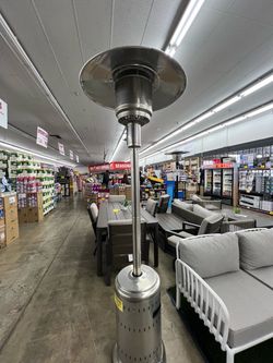 Stainless Steel 46,000 BTU Patio Heater 92 IN