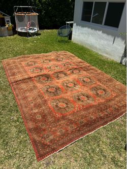 Vintage Pakistani Ziegler Hand-Knotted Wool Rug – 12’ x 9’ | Large Area Rug