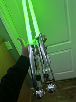 Ahsoka Tano Legacy Lightsaber Hilts Green/Blue